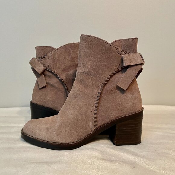 UUG Taupe Suede Ankle Boots - Picture 12 of 14